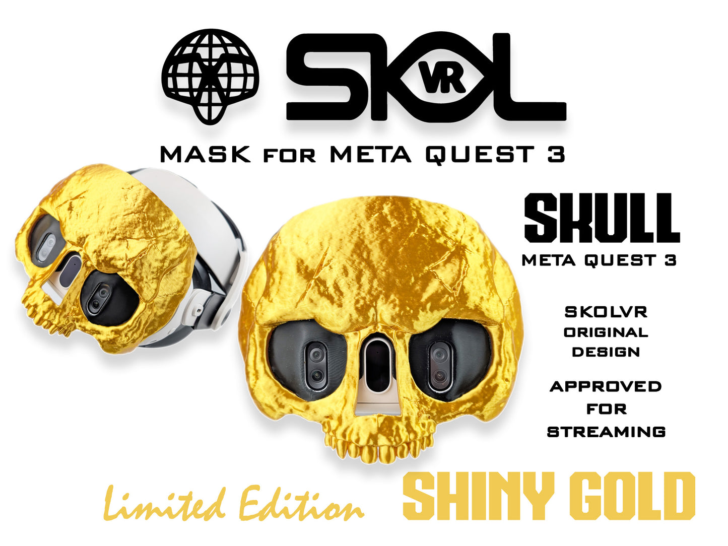 Masque pour casque Meta Quest 3 de SKOLVR