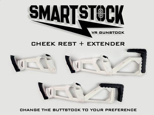 SMARTstock VR Gunstock for Quest 1/2/3/3S/Pro/Rift S