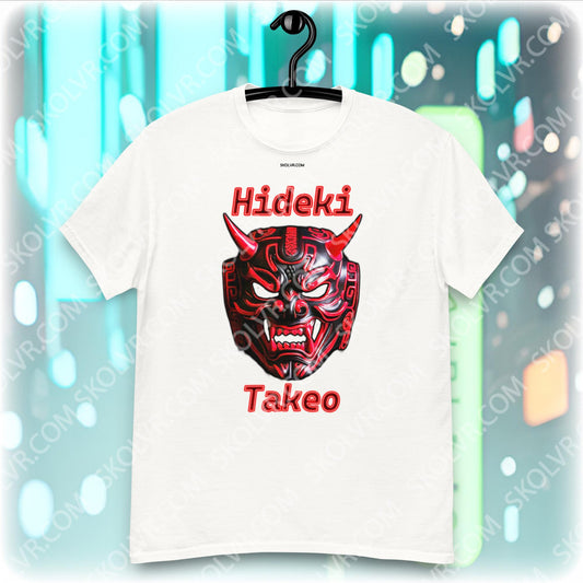 T-Shirt VR 1065 masque de samouraï Hideki_Takeo