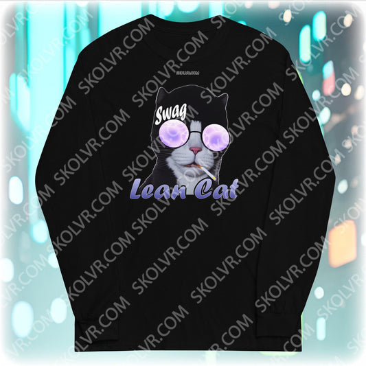 Men’s Long Sleeve Shirt 0022 Lean Cat