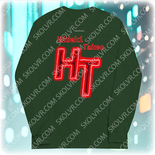 Men’s Long Sleeve Shirt 0014 Hideki_Takeo Logo