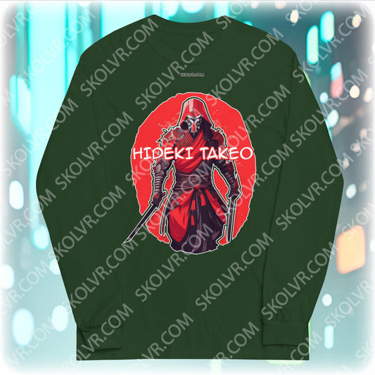 Men’s Long Sleeve Shirt 0015 Hideki_Takeo Samurai