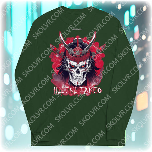Men’s Long Sleeve Shirt 0014 Hideki_Takeo Samurai Ghost