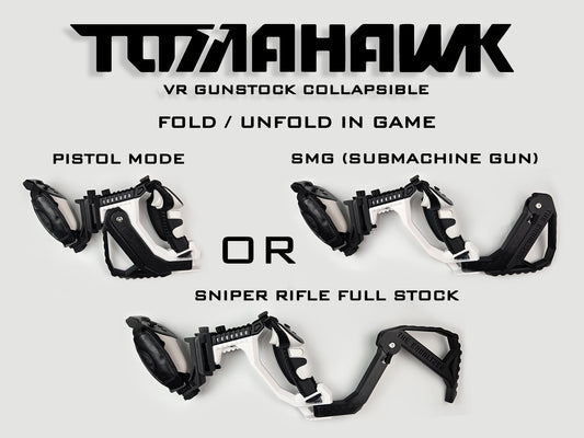 TOMAHAWK VR gunstock modular, sword nad sport, melee, bonelab, original design