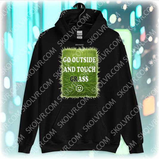 Sweat à capuche unisexe 0013 Sortez et touchez l’herbe