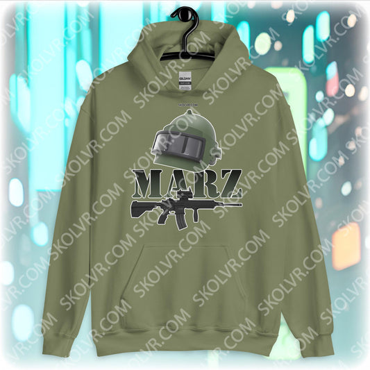 Sweat à capuche unisexe avec imprimé des deux côtés 0030 Marz
