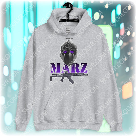 Sweat à capuche unisexe avec imprimé des deux côtés 0031 Marz