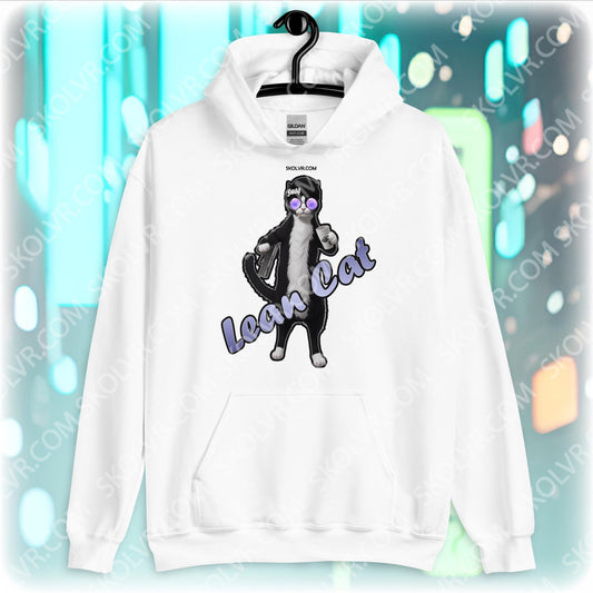 Sweat à capuche unisexe 0025 Chat maigre