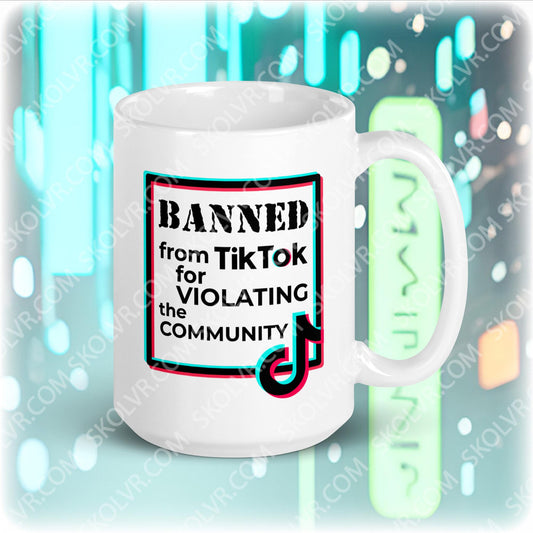 VR Mug 1049 banni de TikTok pour violation de la communauté