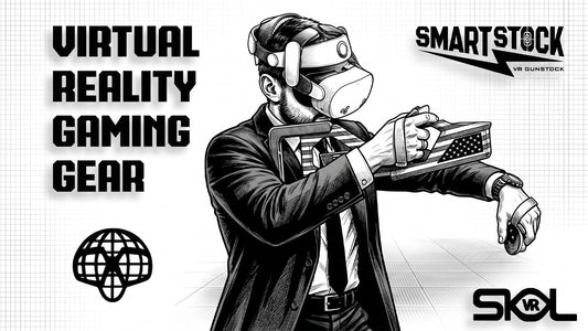 VR FPS stock, haptic VR gunstock, Quest 3 rifle mount, VR gun stock magnetic, Pavlov VR accessory, Contractors stock VR 