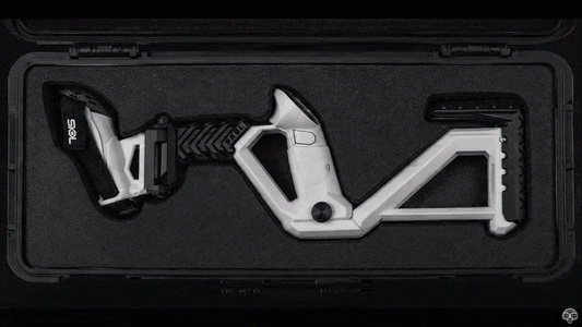 best VR gunstock, PSVR2 gun stock, Quest 2 rifle stock, VR gaming stock, magnetic gunstock, VR shooter stock, steam frame

