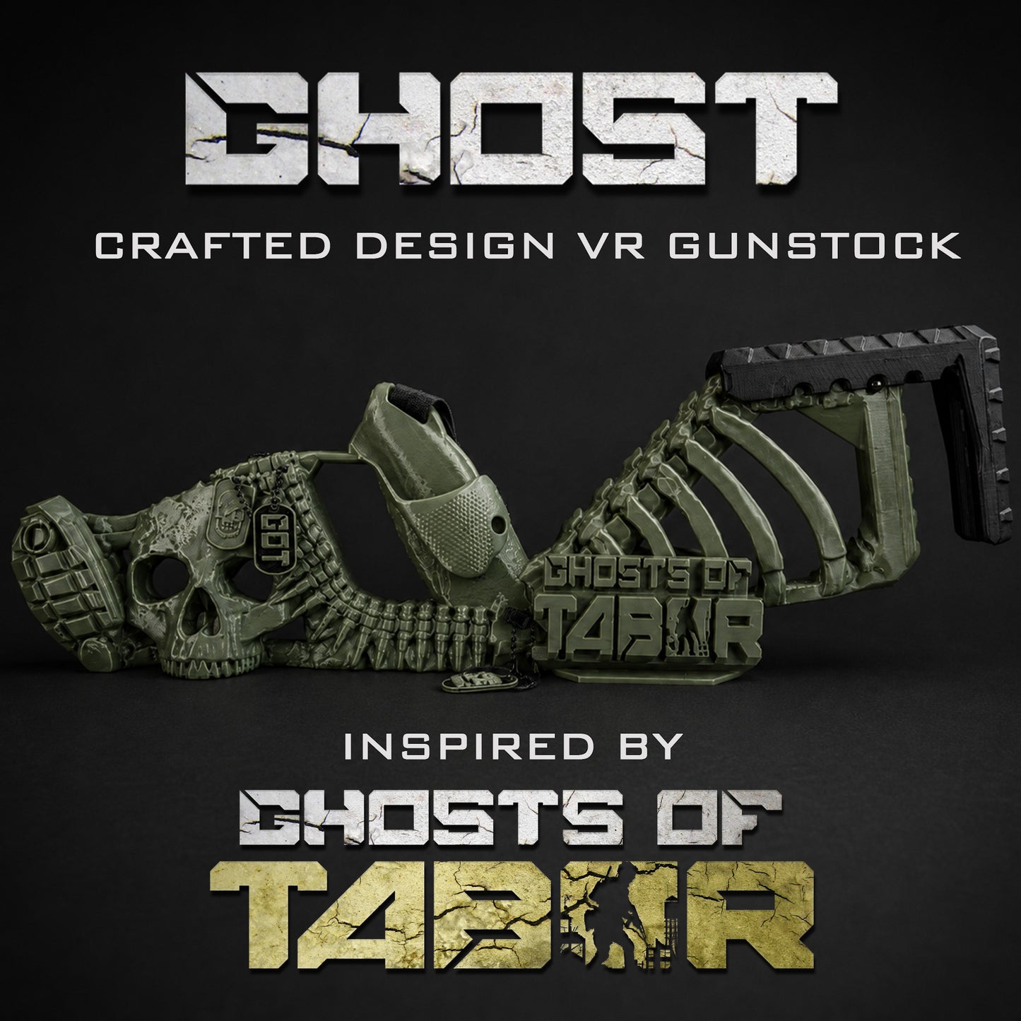 VR gunstock, VR rifle stock, Quest 3 gunstock, magnetic VR stock, VR FPS controller, virtual reality rifle, Pavlov stock