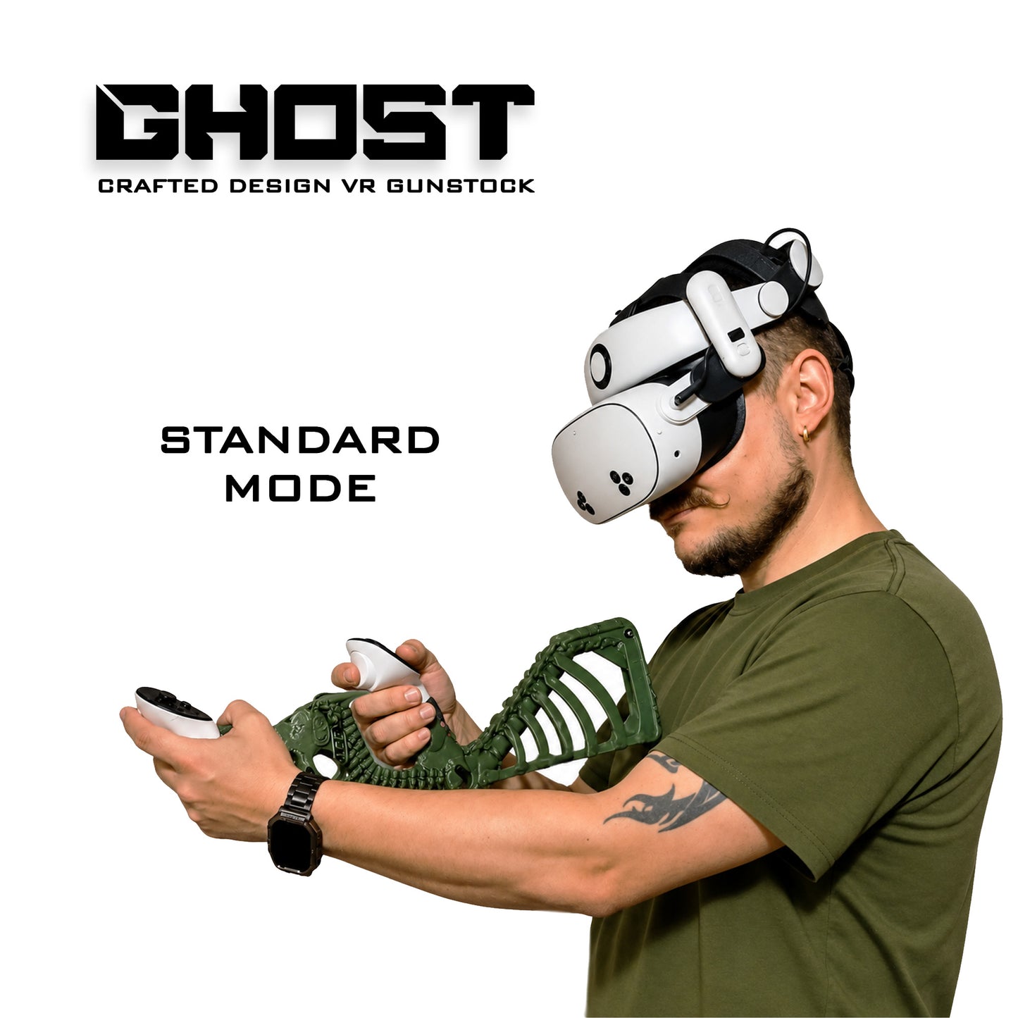 Pavlov VR gunstock, Contractors Showdown stock, Ghosts of Tabor gunstock, best VR gunstock for fps, VR sniper stock