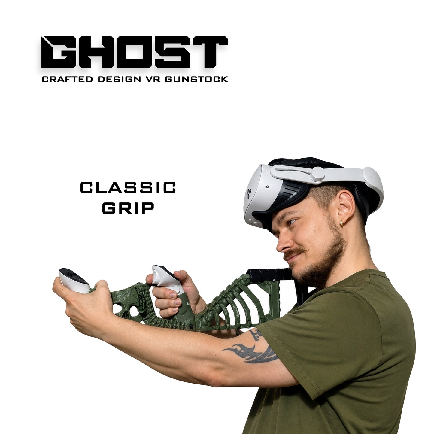 vr esports gunstock, best stock for contractors vr, pavlov vr rifle stock, ghosts of tabor gunstock, vr fps aim stabilizer
