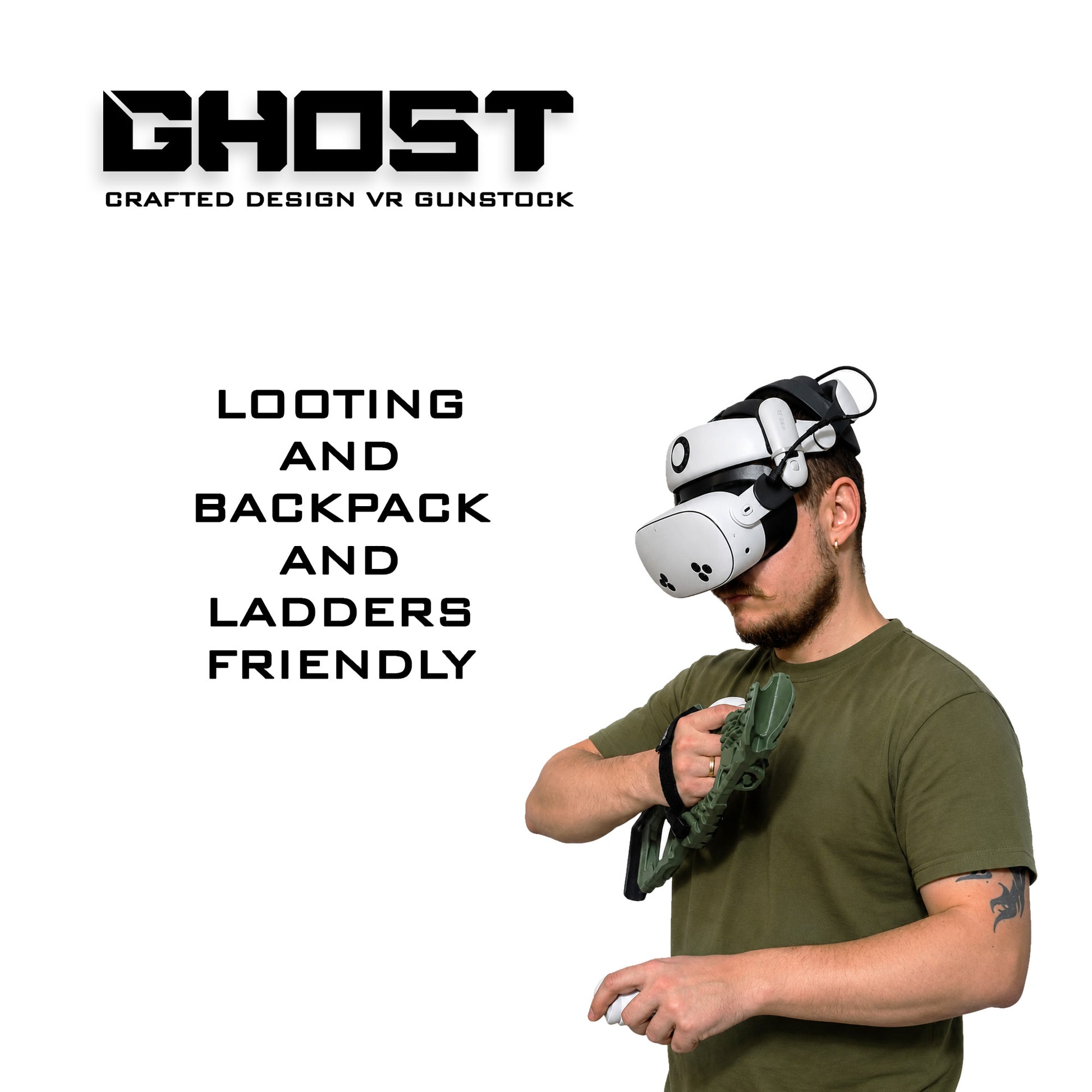buy vr gunstock, custom 3d printed vr stock, cross-platform vr rifle, upgrade vr aim, lightweight vr gun mount quest 3
