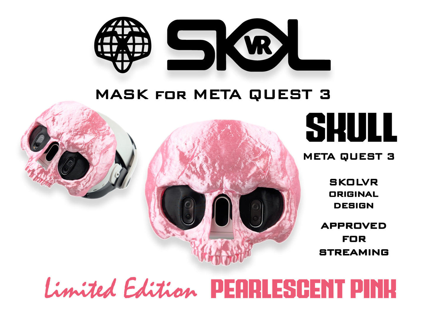 Mask for Meta Quest 3 headset by SKOLVR