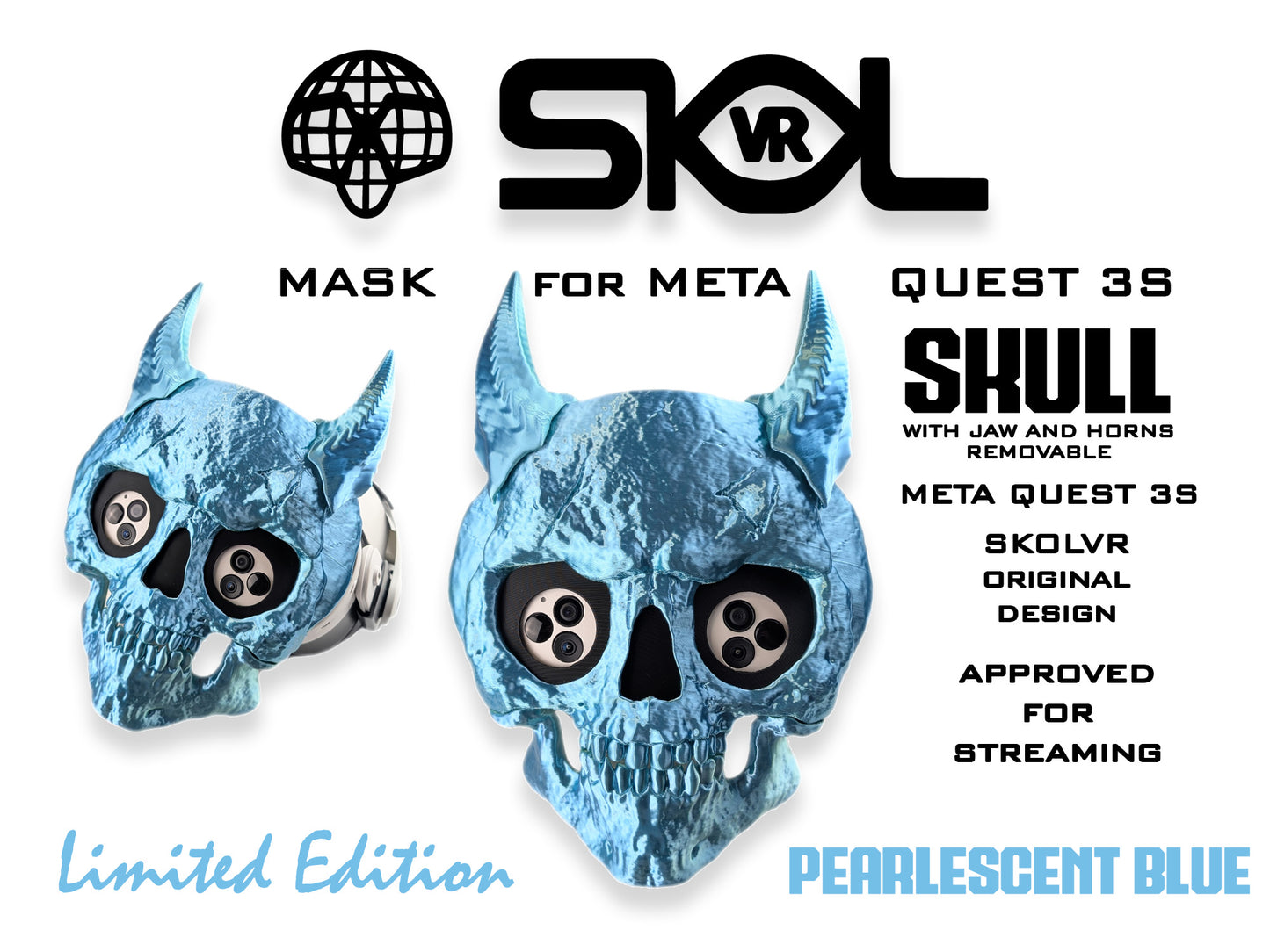 Masque pour casque Meta Quest 3 de SKOLVR