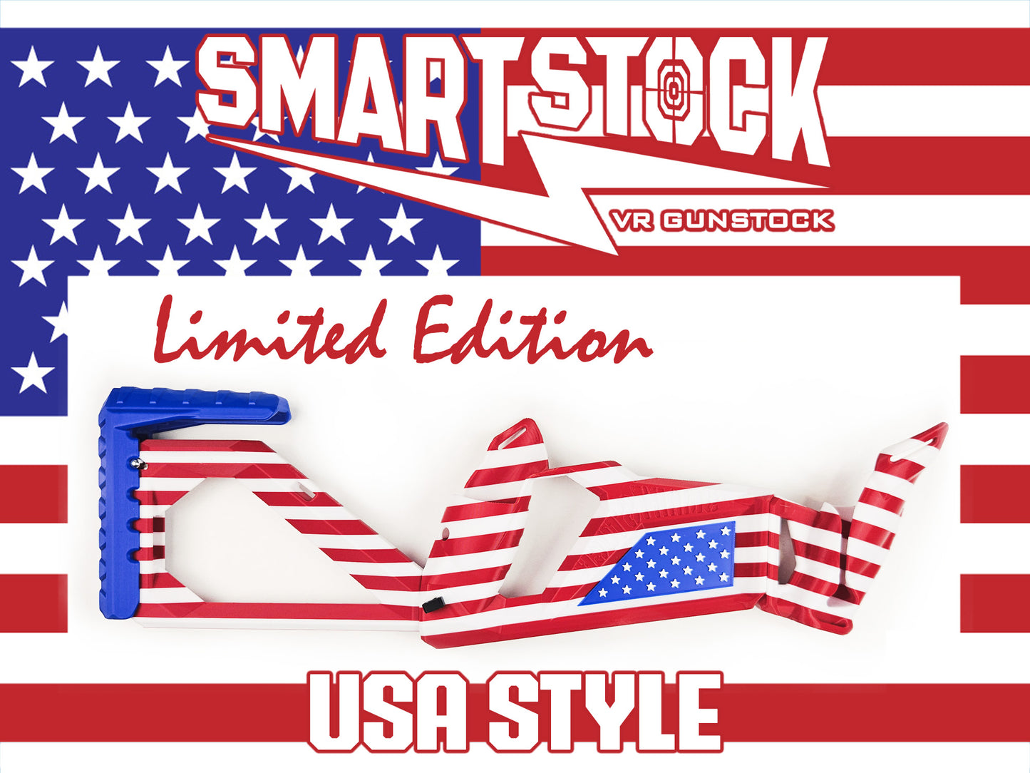 SMARTstock VR-Gewehrschaft für Quest 1/2/3/3S/Pro/Rift S