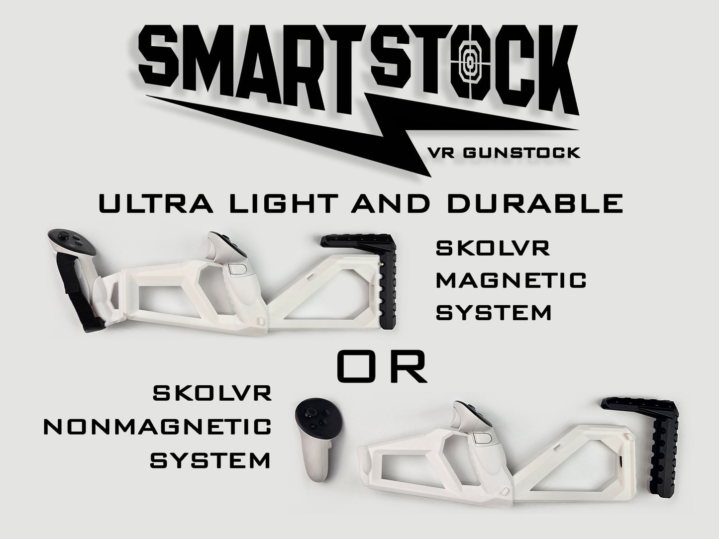 SMARTstock VR-Gewehrschaft für Quest 1/2/3/3S/Pro/Rift S