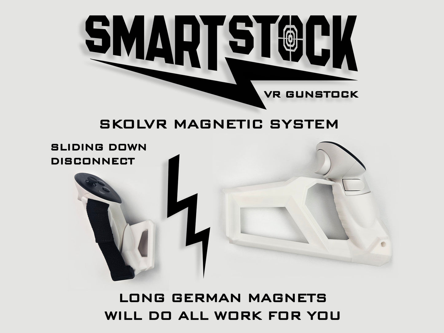 SMARTstock VR-Gewehrschaft für Quest 1/2/3/3S/Pro/Rift S