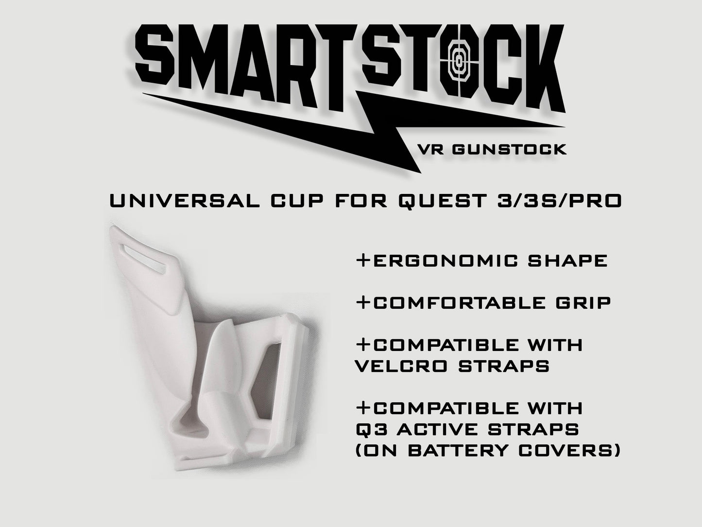 SMARTstock VR Gunstock for Quest 3/3S/Pro