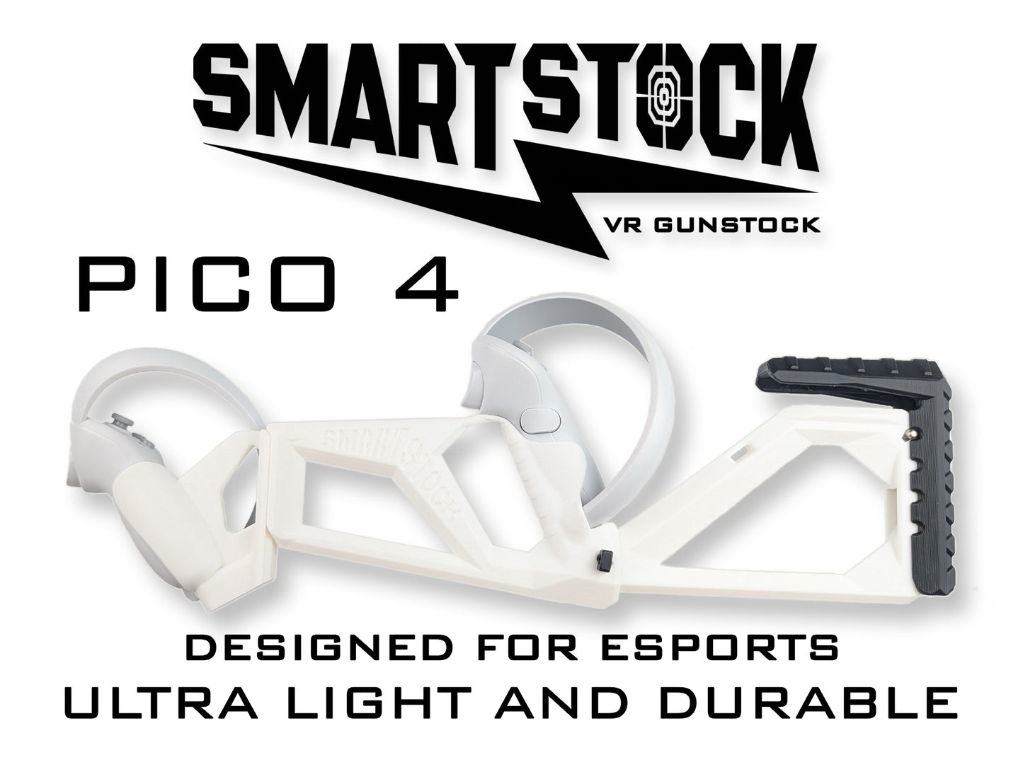 force feedback vr gun, zero latency vr stock, vr gunstock meta quest, psvr2 shooter stock, vr aim stabilizer 2026 gaming
