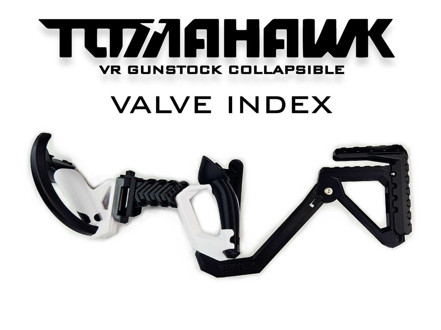 TOMAHAWK VR Gunstock 3in1 für Quest 1/2/3/3S/Pro/Rift S / PSVR2 / Valve Index