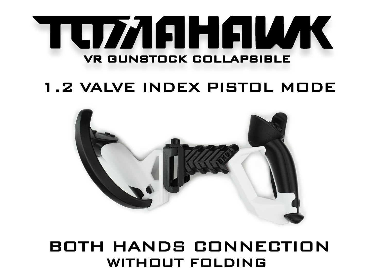 TOMAHAWK VR Gunstock 3in1 für Quest 1/2/3/3S/Pro/Rift S / PSVR2 / Valve Index