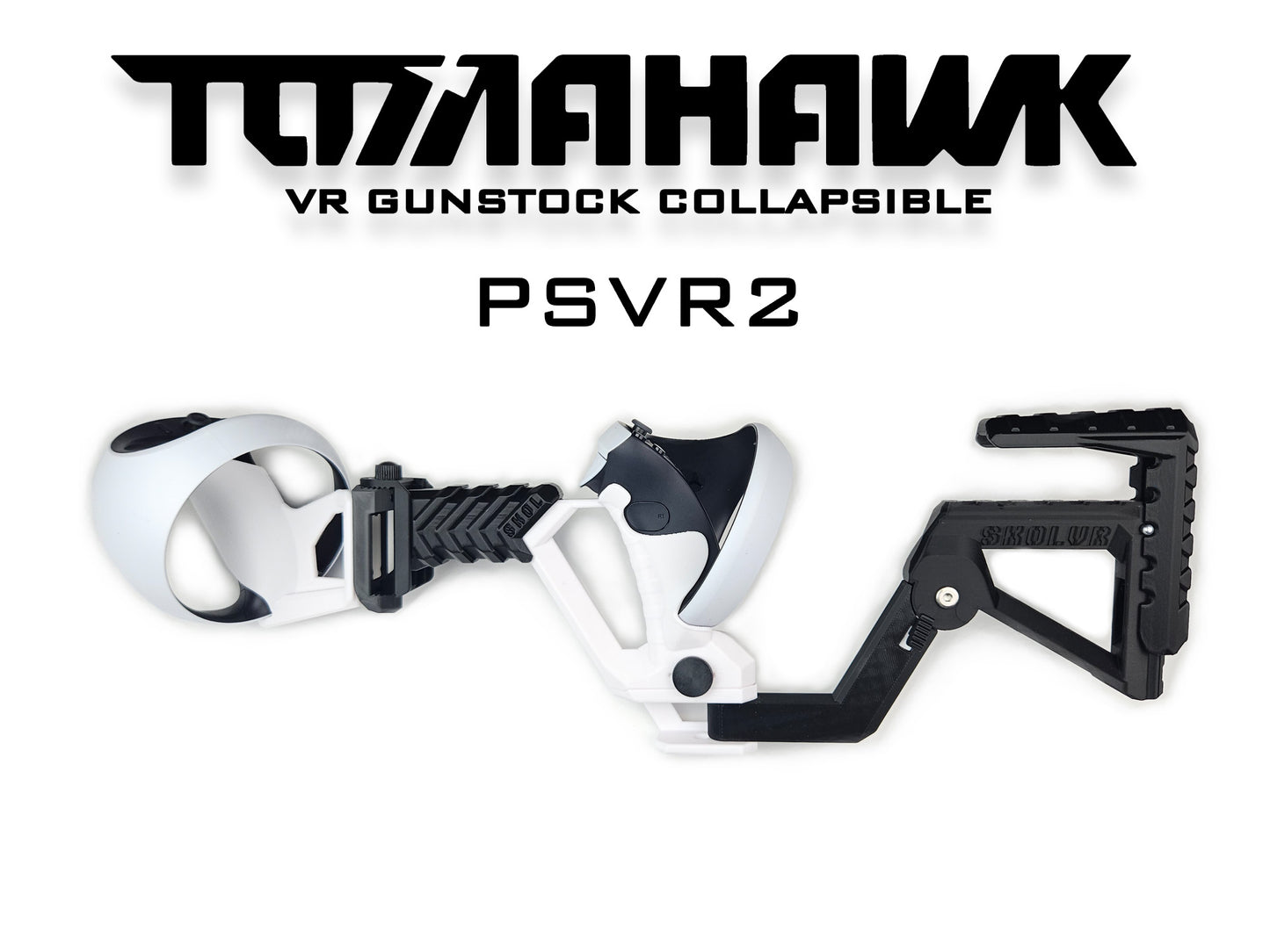 TOMAHAWK VR Gunstock 3in1 für Quest 1/2/3/3S/Pro/Rift S / PSVR2 / Valve Index