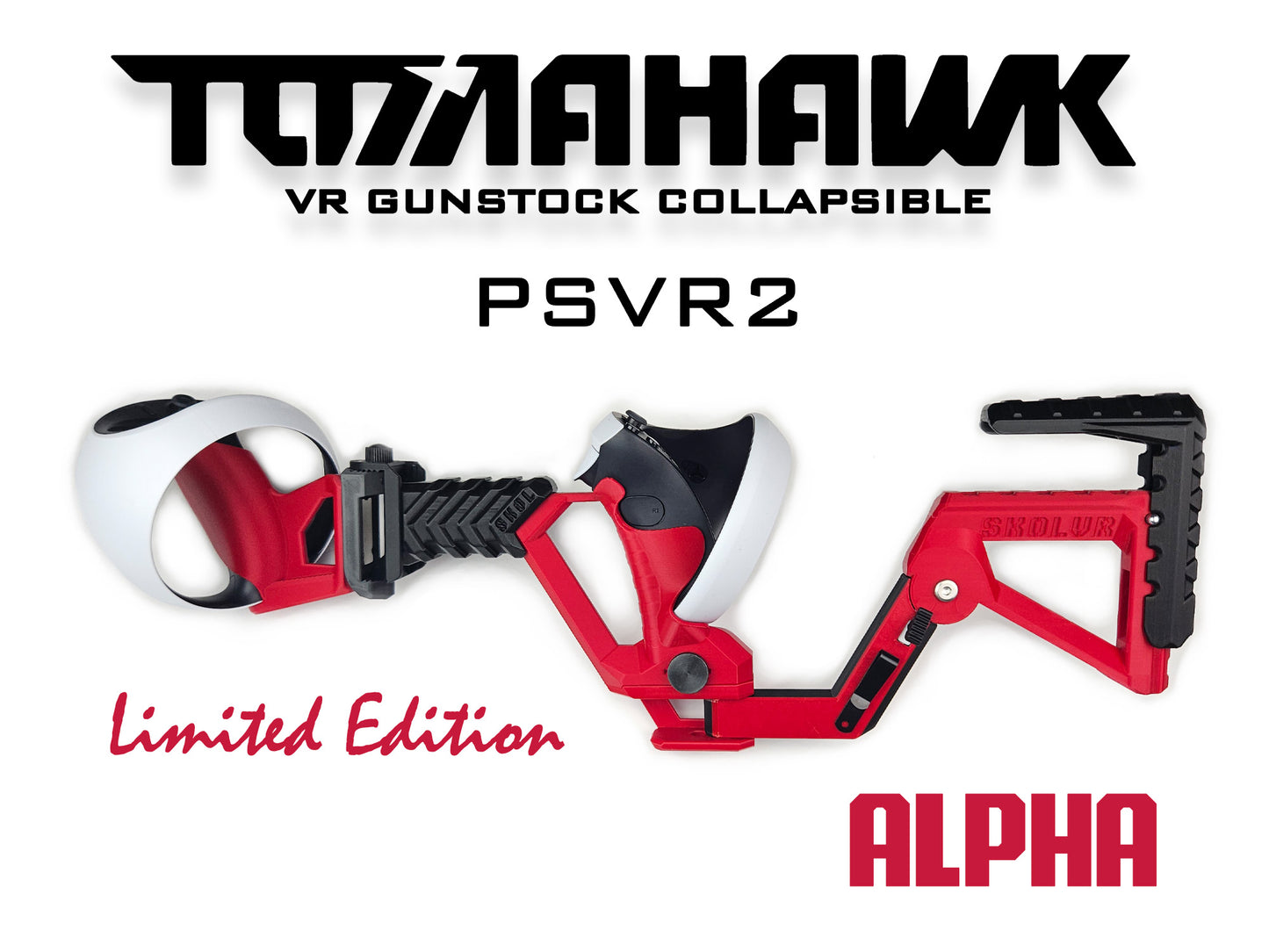TOMAHAWK VR Gunstock 3in1 für Quest 1/2/3/3S/Pro/Rift S / PSVR2 / Valve Index