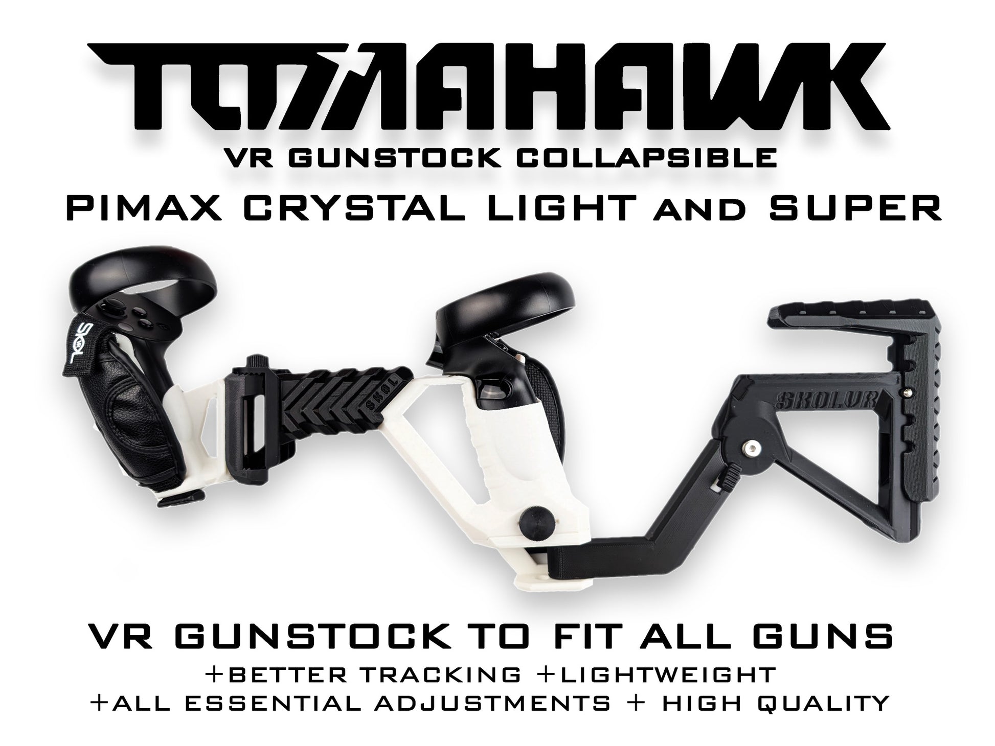 meta quest 3s gunstock, psvr2 vr gun stock, valve index rifle stock, vr controller mount 2026, magnetic vr stock