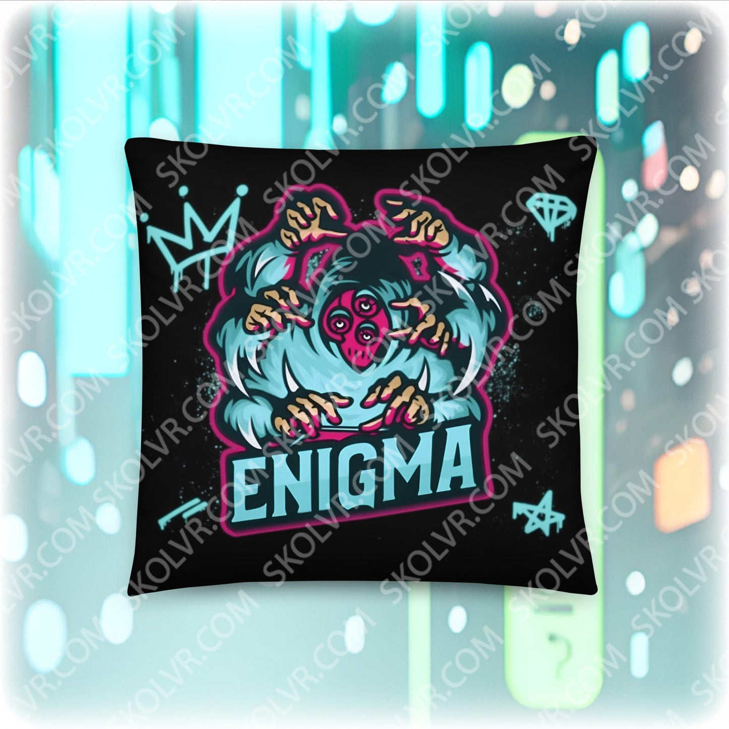 VR Pillow 18''x18'' 1004 Enigma All Things Esports