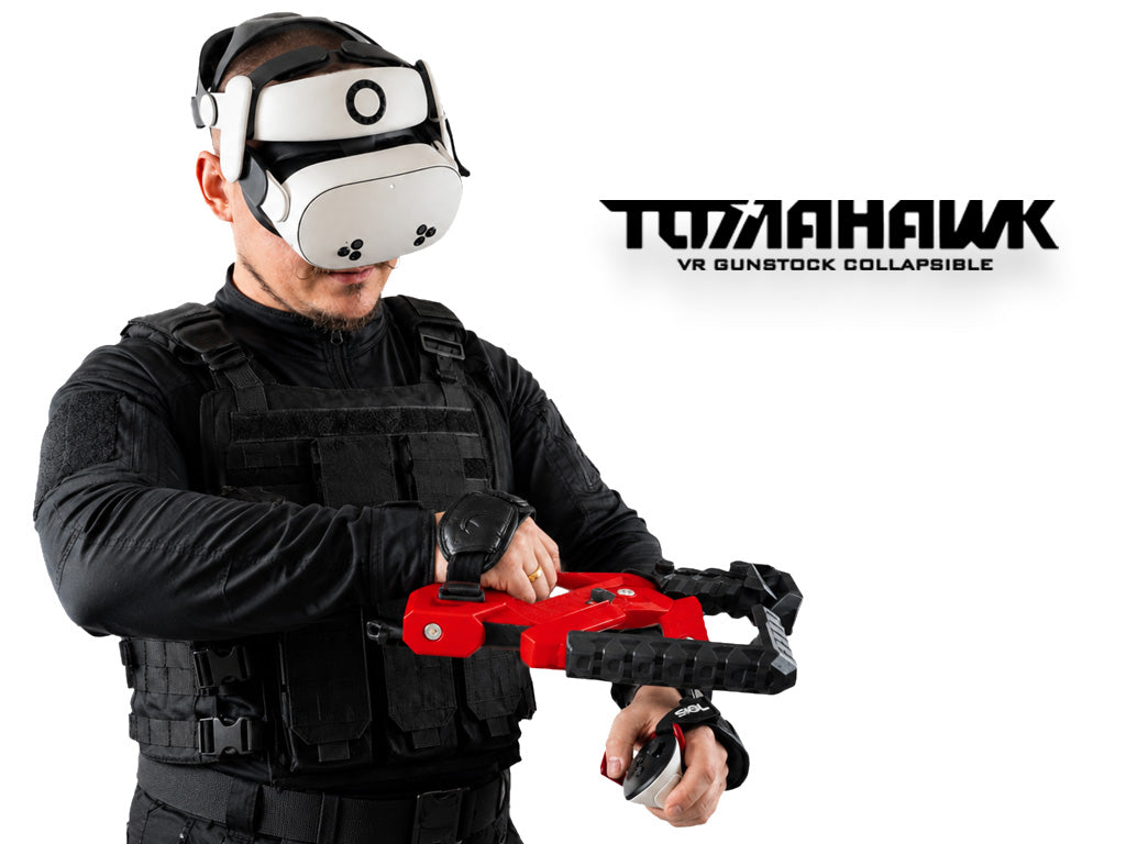 best VR gunstock, PSVR2 gun stock, Quest 2 rifle stock, VR gaming stock, magnetic gunstock, VR shooter stock