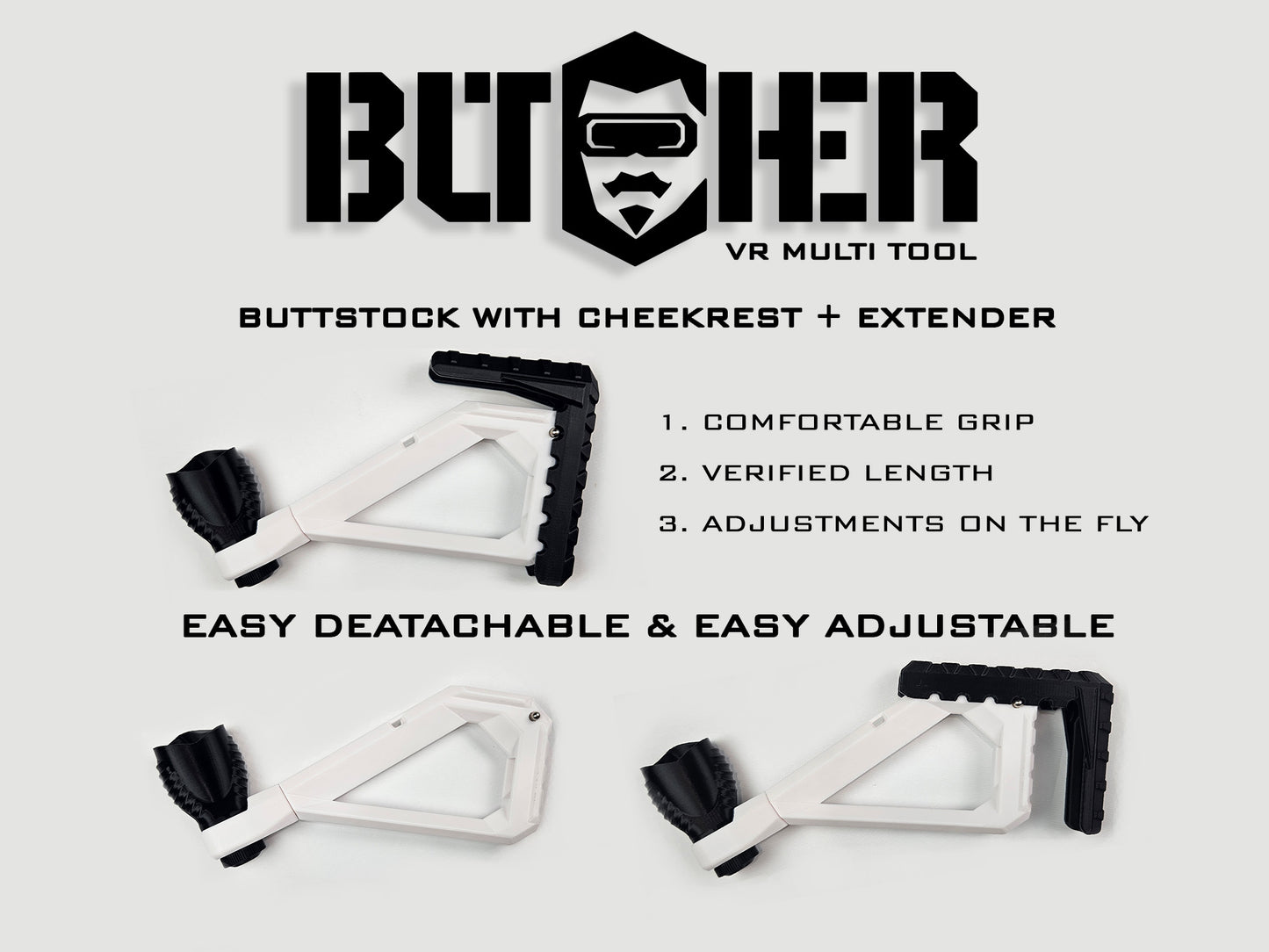 أداة BUTCHER VR Gunstock المتعددة