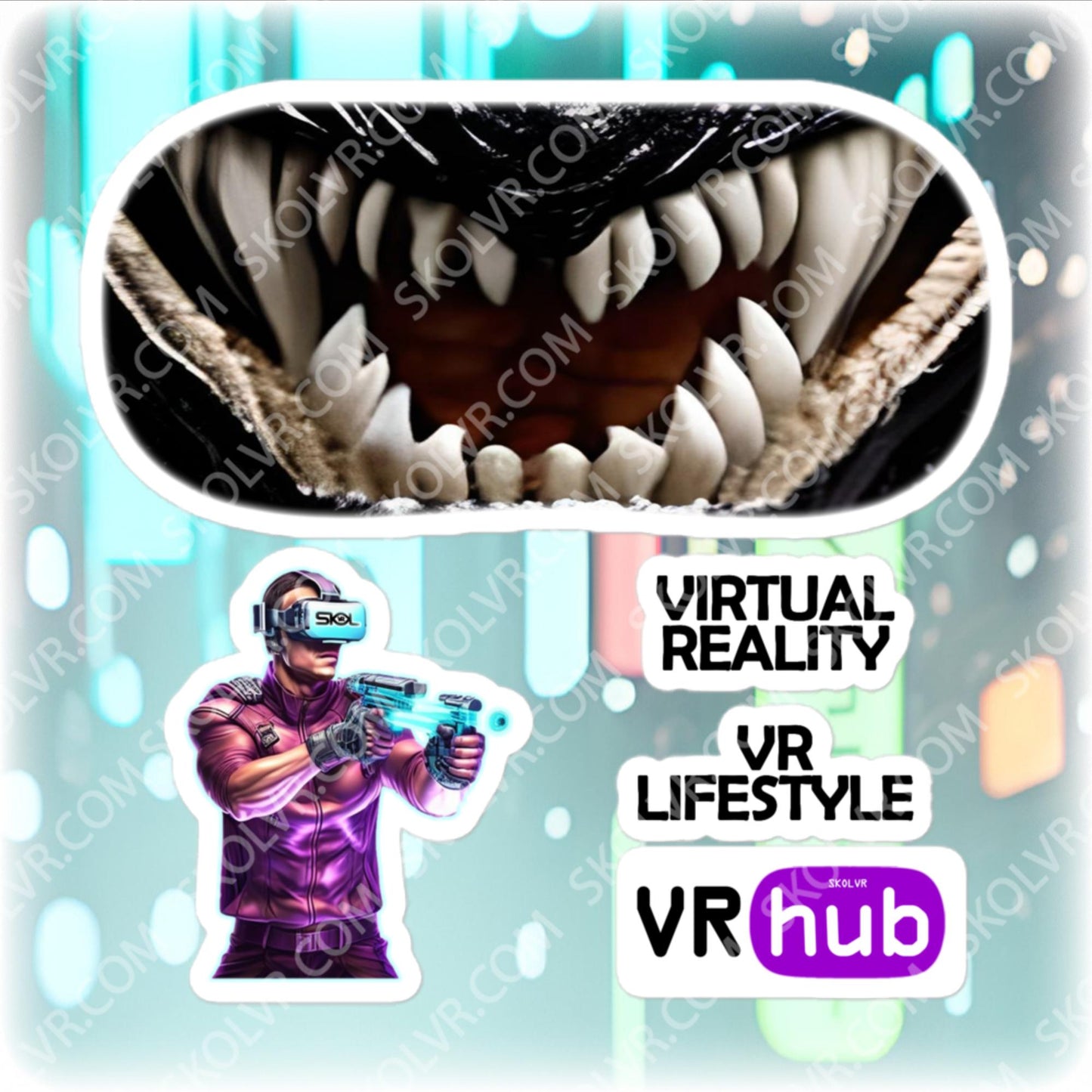 VR headset sticker 049