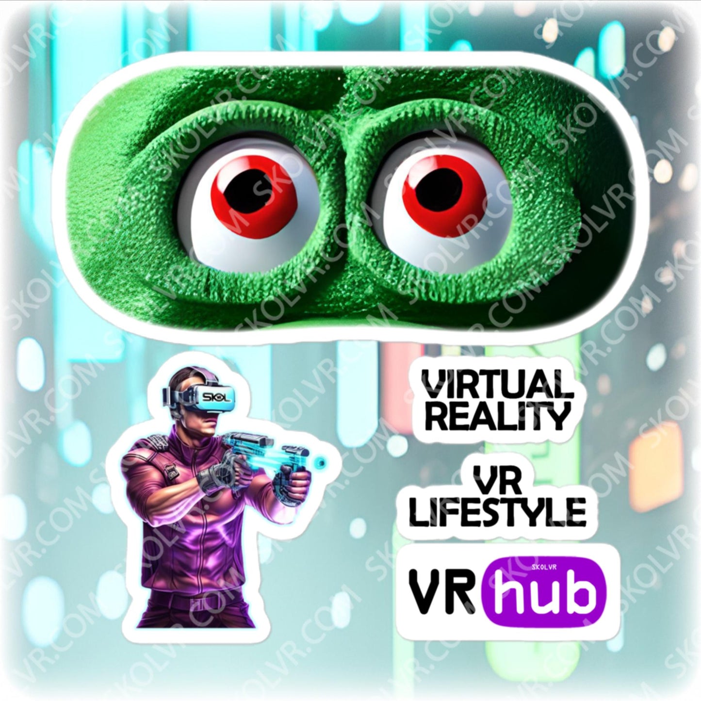 VR headset sticker 042