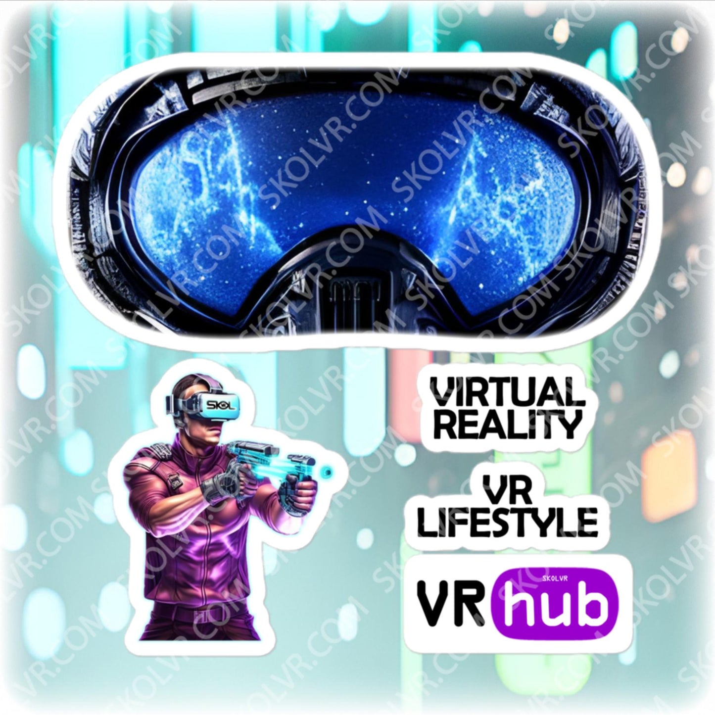 VR headset sticker 035