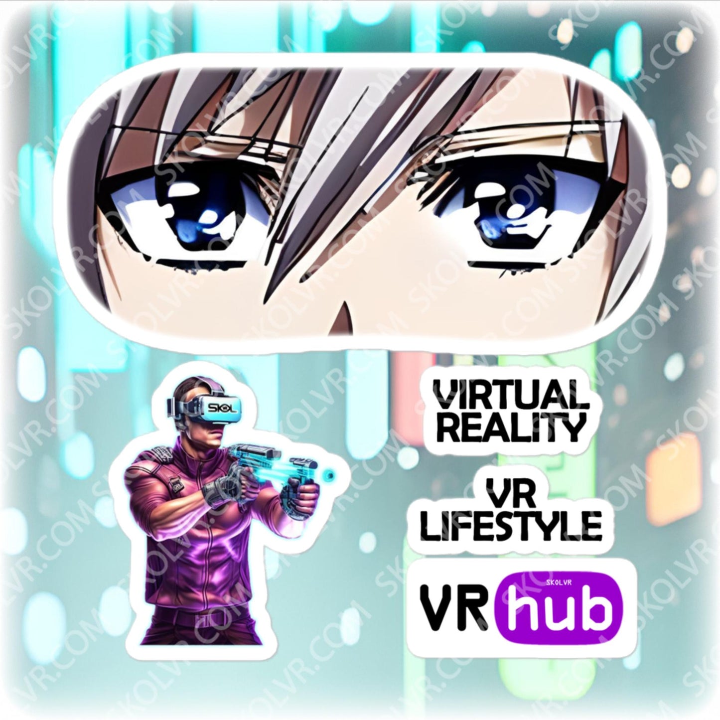 VR-Headset-Aufkleber 029