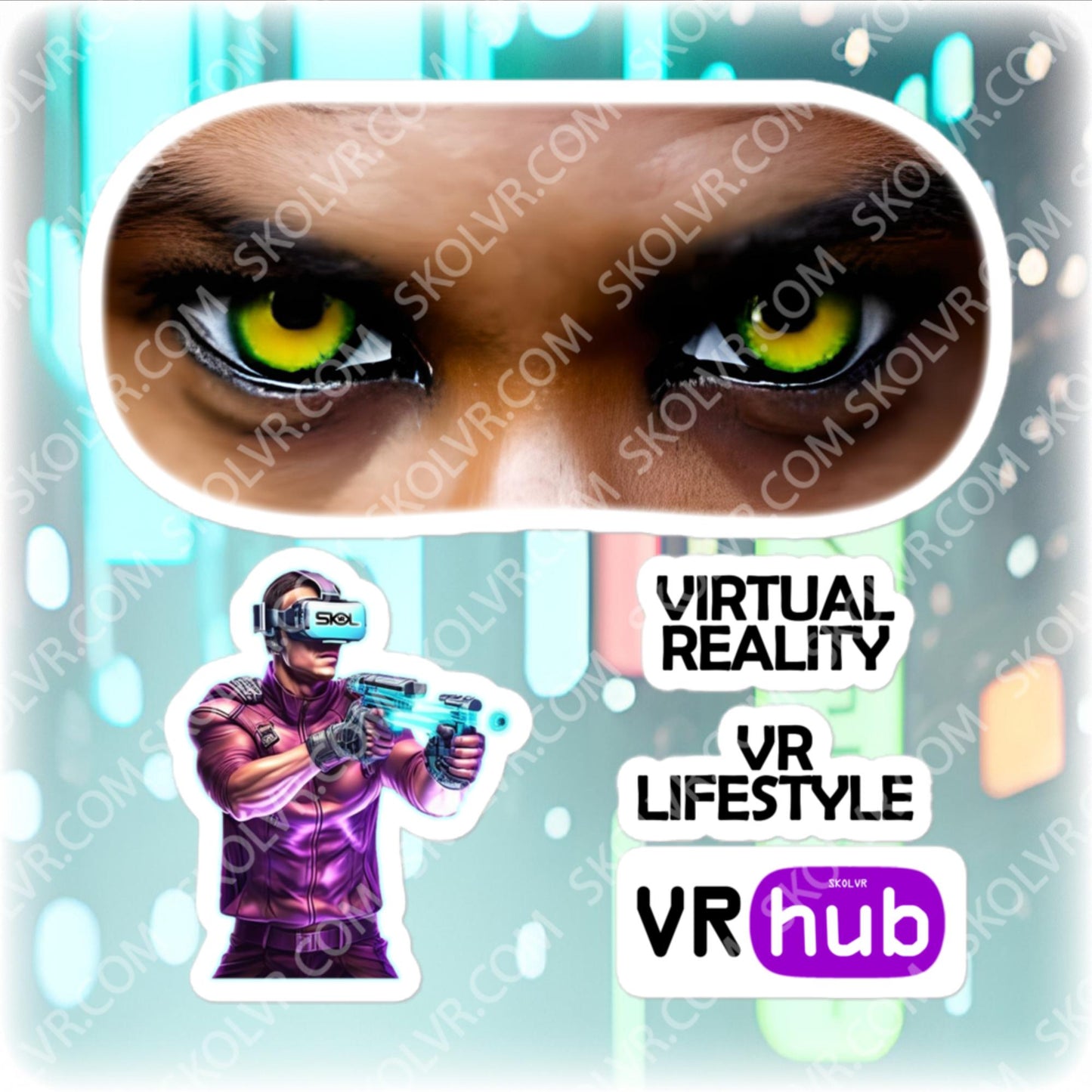 VR headset sticker 020