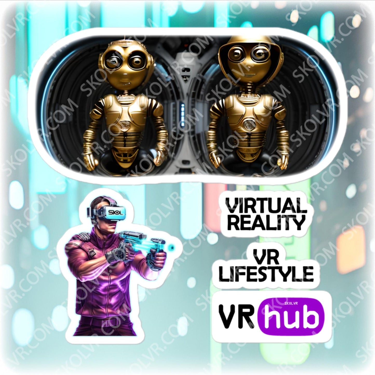 VR headset sticker 018