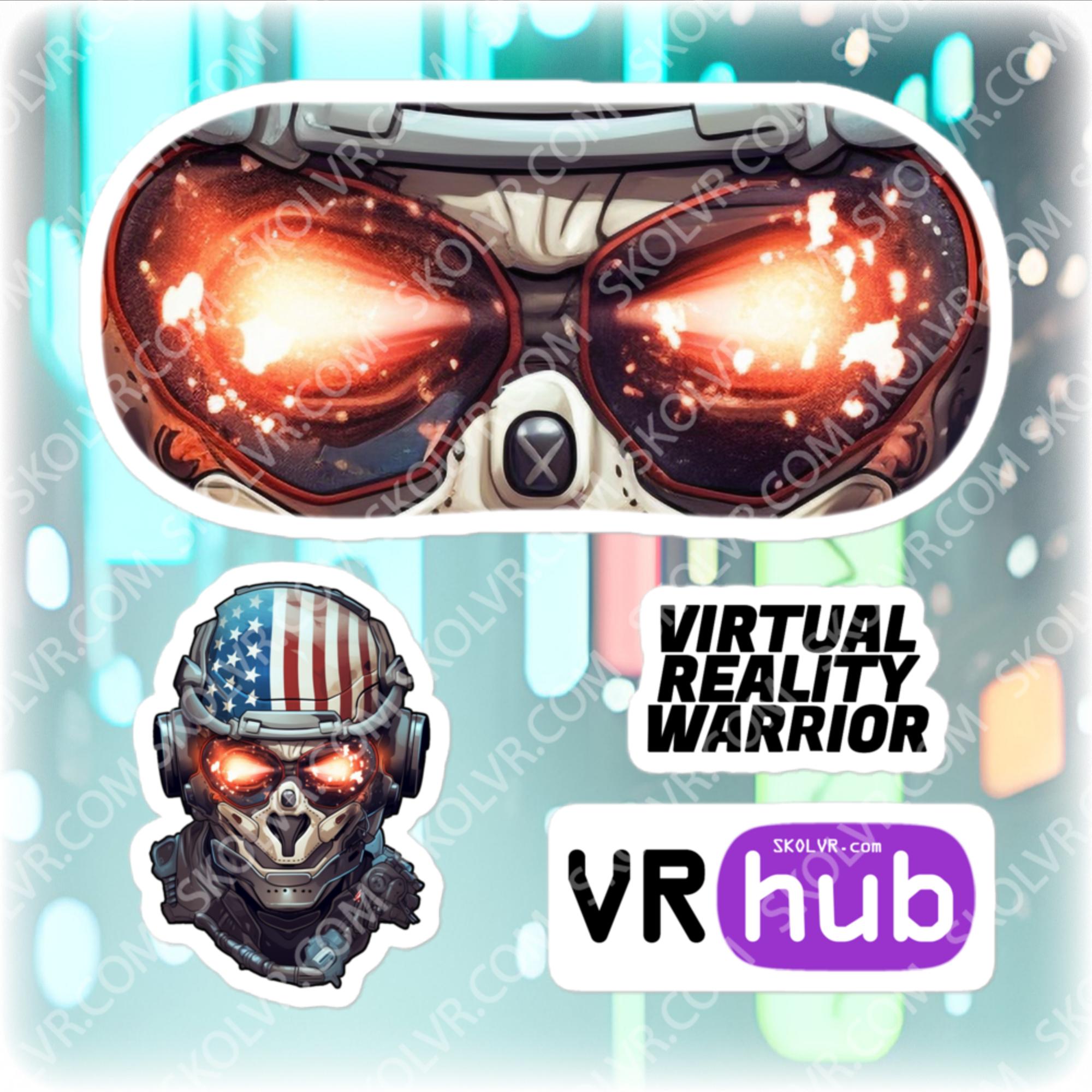 VR Headset Sticker 081 VR Warrior – SKOLVR