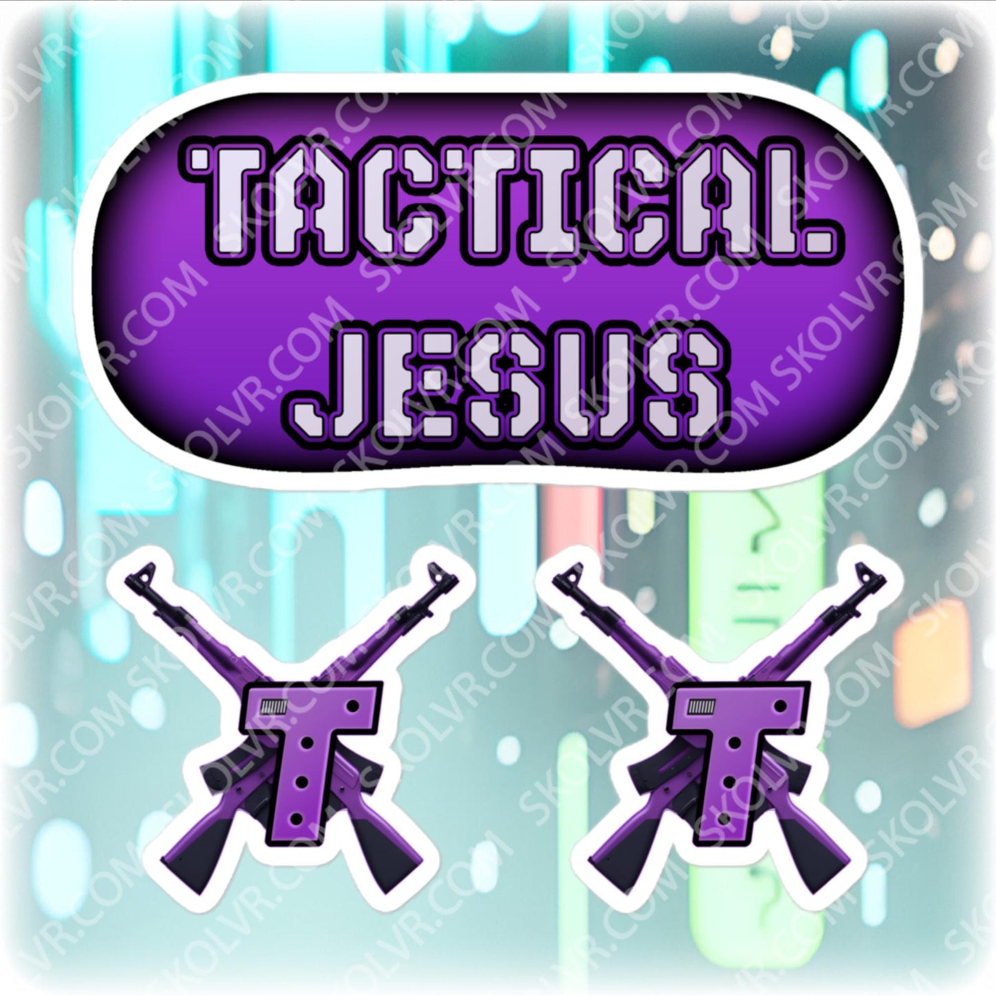 VR Headset Sticker 086 Tactical_Jesus