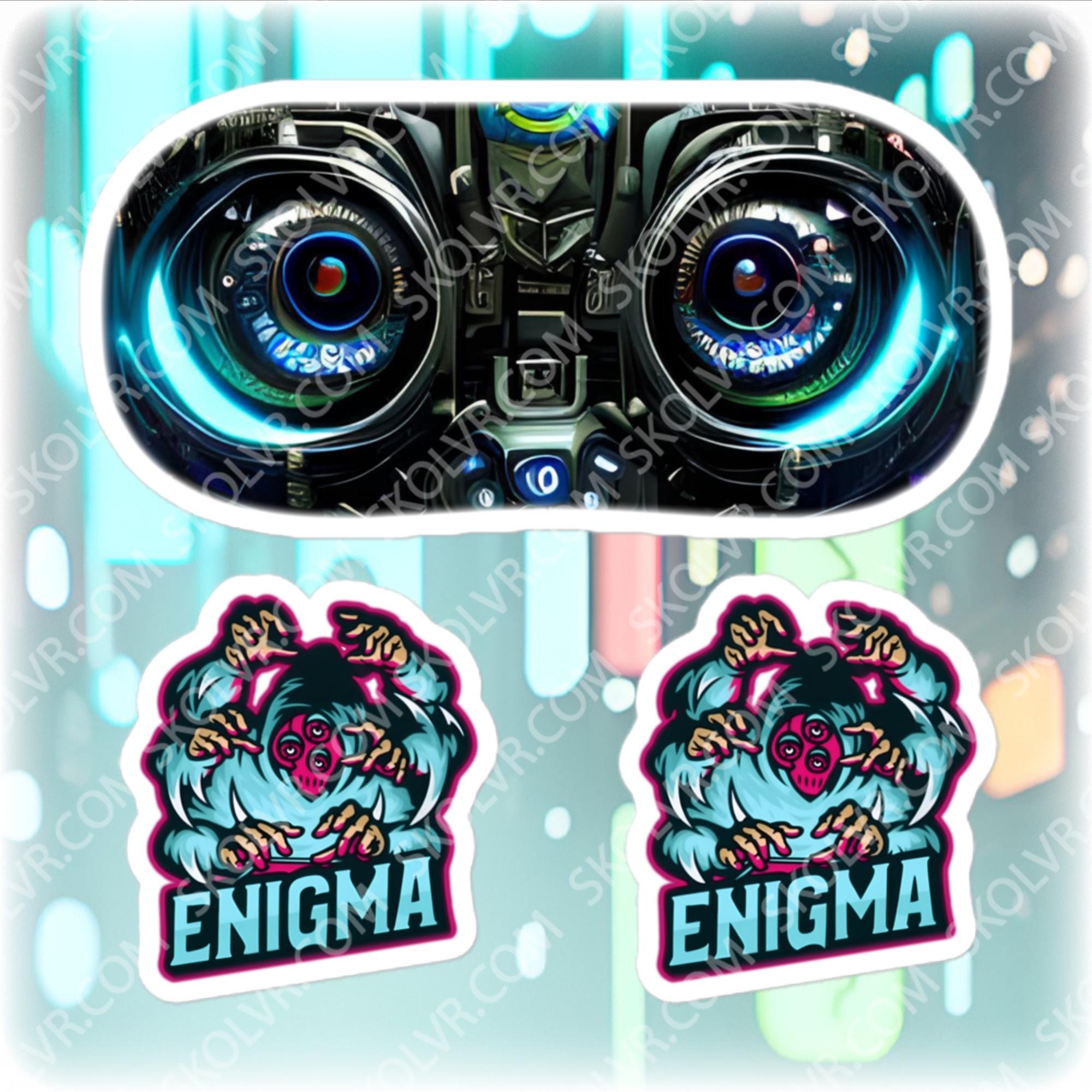 VR headset sticker 046 ENIGMA All Things Esports – SKOLVR
