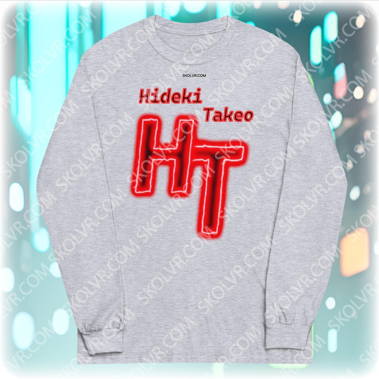 Men’s Long Sleeve Shirt 0014 Hideki_Takeo Logo
