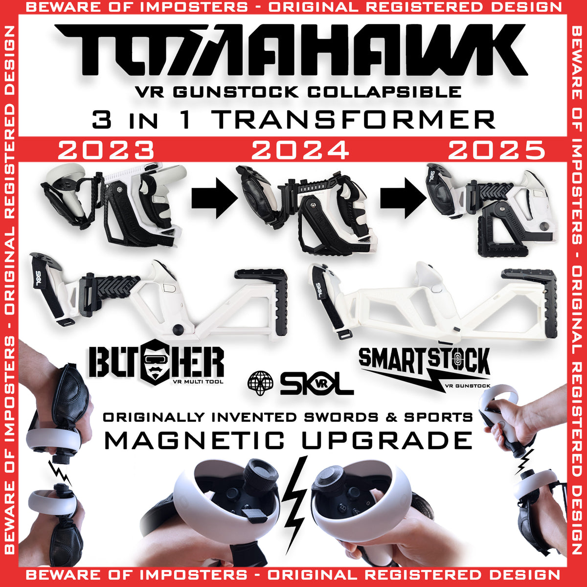 OLD BUTCHER VR Gunstock near November 2024, TOMAHAWK, SMARTstock