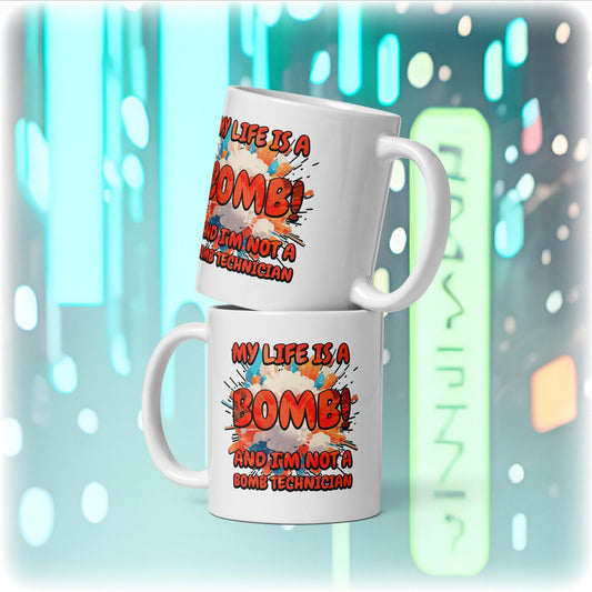 VR Mug 1053 My life is a bomb