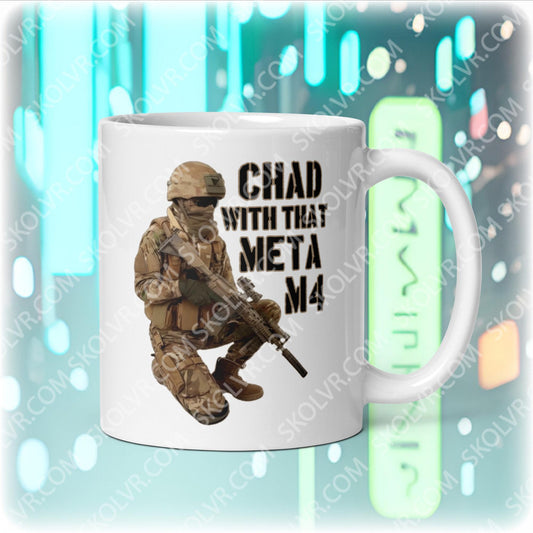 VR Mug 1027 AyooHenry - Chad with that meta M4
