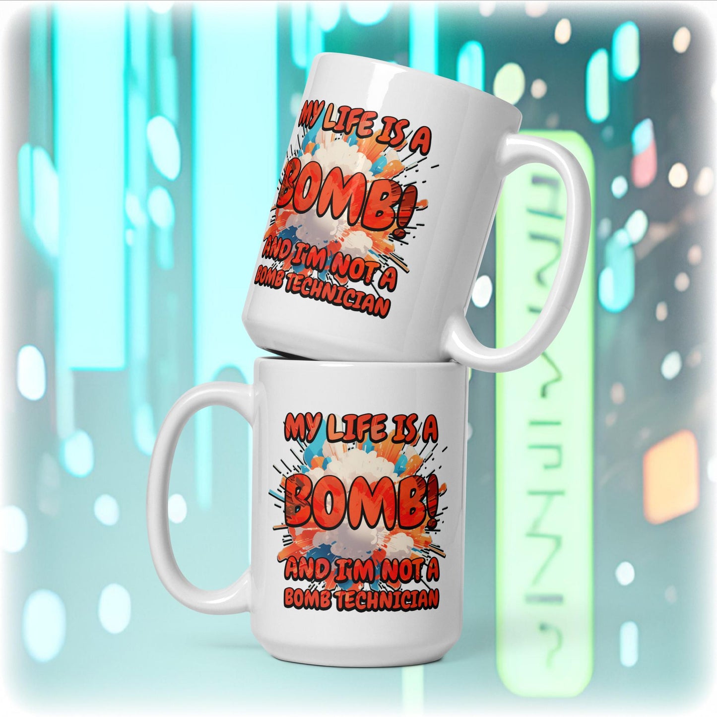 VR Mug 1053 My life is a bomb