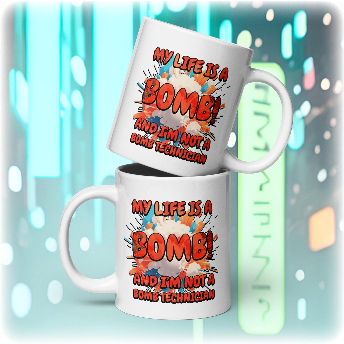 VR Mug 1053 My life is a bomb